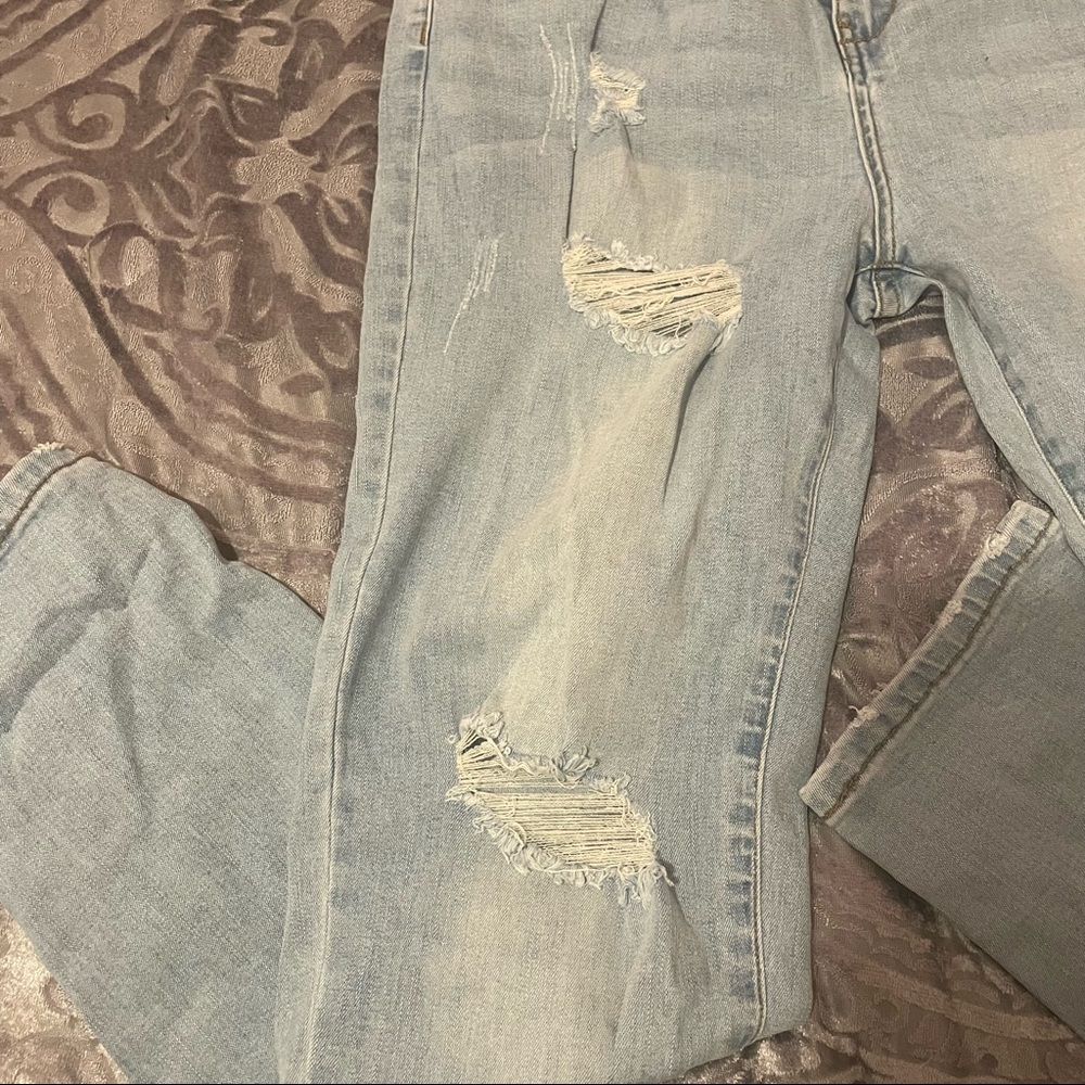 High Rise Ripped Skinny Jeans - Picture 5 of 7